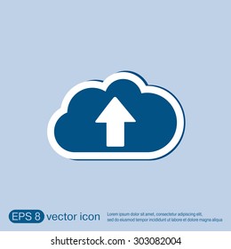 cloud download. icon download files