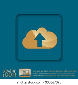 cloud download. icon download files