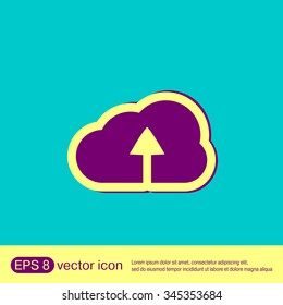 cloud download. icon download files