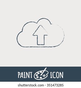 cloud download. icon download files
