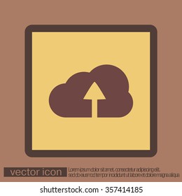 cloud download. icon download files