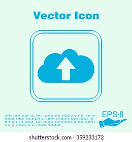 cloud download. icon download files