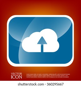 cloud download. icon download files
