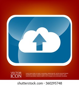 cloud download. icon download files