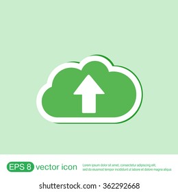 cloud download. icon download files