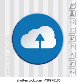 cloud download. icon download files