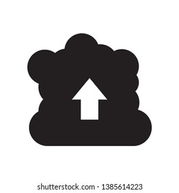 Cloud download icon vector design template