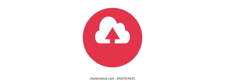 Cloud download icon vector design template eps 10