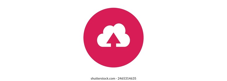 Cloud download icon vector design template eps 10