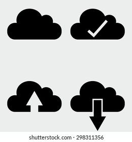 Cloud Download Icons