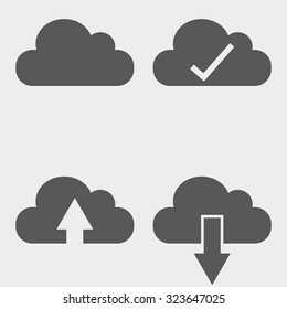 Cloud Download Icons