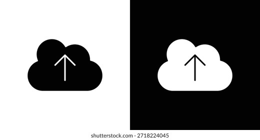Iconos de la Descarga de la nube. Vector Plantilla Ilustración Símbolo Píxeles Perfecto