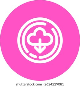 Wolke herunterladen Linie Vektor Symbol Design