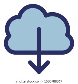 
Cloud and download sign Isolated Vector with Outline icon which can easily modify or edit
