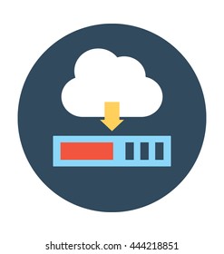 Cloud Download Vector Icon