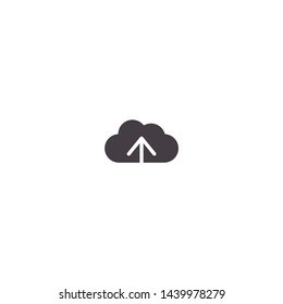 Cloud download Vector icon . Lorem Ipsum Illustration design