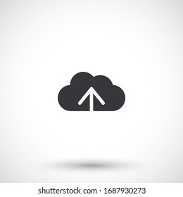 Cloud download Vector icon . Lorem Ipsum Illustration design