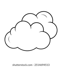 Cloud Drawing Design Icon Vector Illustration Clipart Eps
