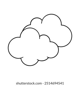 Cloud Drawing Design Icon Vector Illustration Clipart Eps