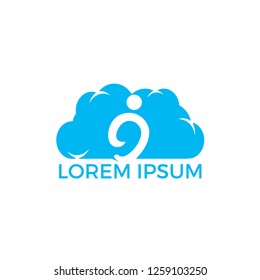Cloud Dreams logo design.Online Learning logo designs. People freedom logo sign.