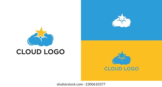 Cloud Dreams logo designs, Online Learning logo designs vector, Kids Dream logo, Child Dream logo template