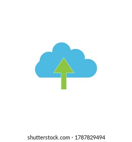 Cloud drive icon vector design illustration