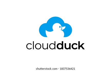 Cloud Duck Technology Logo Design Inspiration