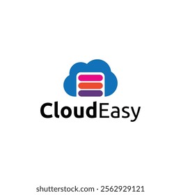 Cloud Easy Logo Vector Simple