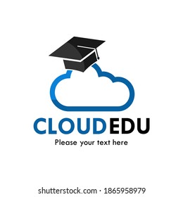 Cloud Edu Design Logo Template Illustration