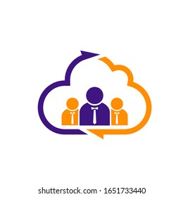 Design des Cloud-Bildungslogos