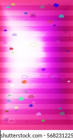 cloud elements background