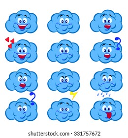 Cloud emotions set