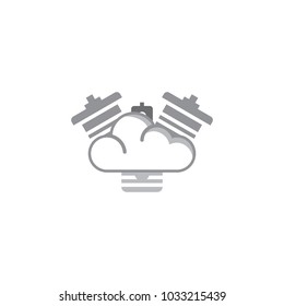 Cloud Engine Logo icon Design