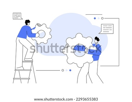 Cloud engineering abstract concept vector illustration. Cloud-based computing, hosted data storage, certified professional engineer, cloud-native software development abstract metaphor.