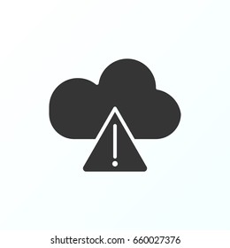 Cloud Error icon illustration isolated vector sign symbol