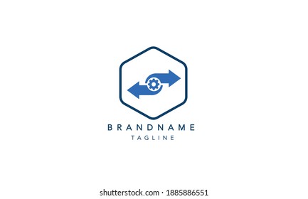 CLOUD EXCHANGE Monogram Icon Logo vector illustration