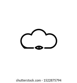 Cloud Eye Computing Logo Template