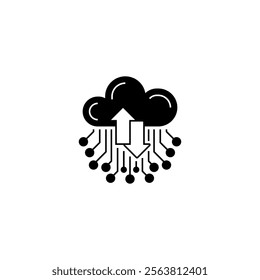 Cloud Failover Line Icon. linear style sign for mobile concept and web design. Outline vector icon.