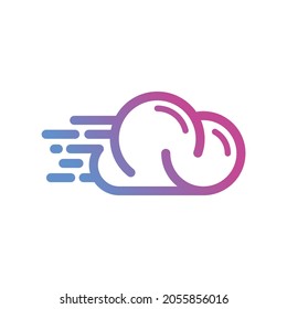 Cloud Fast Abstract Elegant Logo Template for your company or business