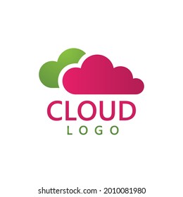Cloud file Secure file upload  server  data logo design inspiration