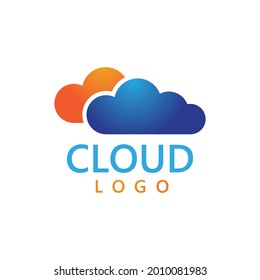 Cloud file Secure file upload  server  data logo design inspiration
