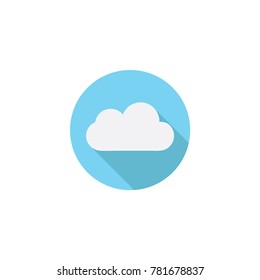Cloud flat icon vector design