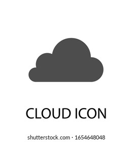 Cloud flat icon vector eps10, Cloud logo design simple 