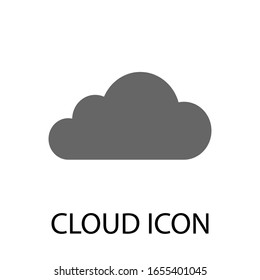 Cloud flat icon vector eps10, Cloud logo design simple 