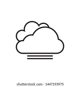 cloud flat icon vector illustrator 