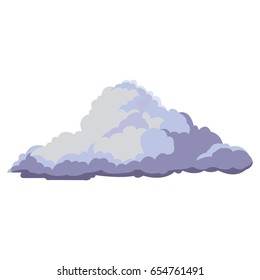 cloud floats cool single weather icon