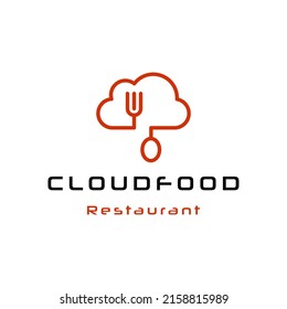 Cloud Food Logo Icon Design Vector Stock Vector (Royalty Free ...