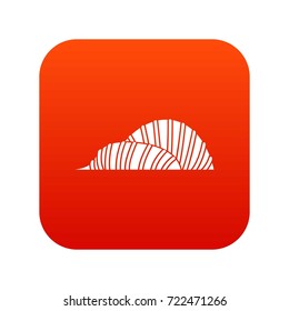 Cloud Forest and Flower Dome at Gardens by the Bay icon digital red for any design isolated on white vector illustration