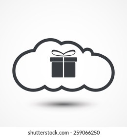 Cloud and gift