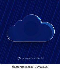 A cloud of glass